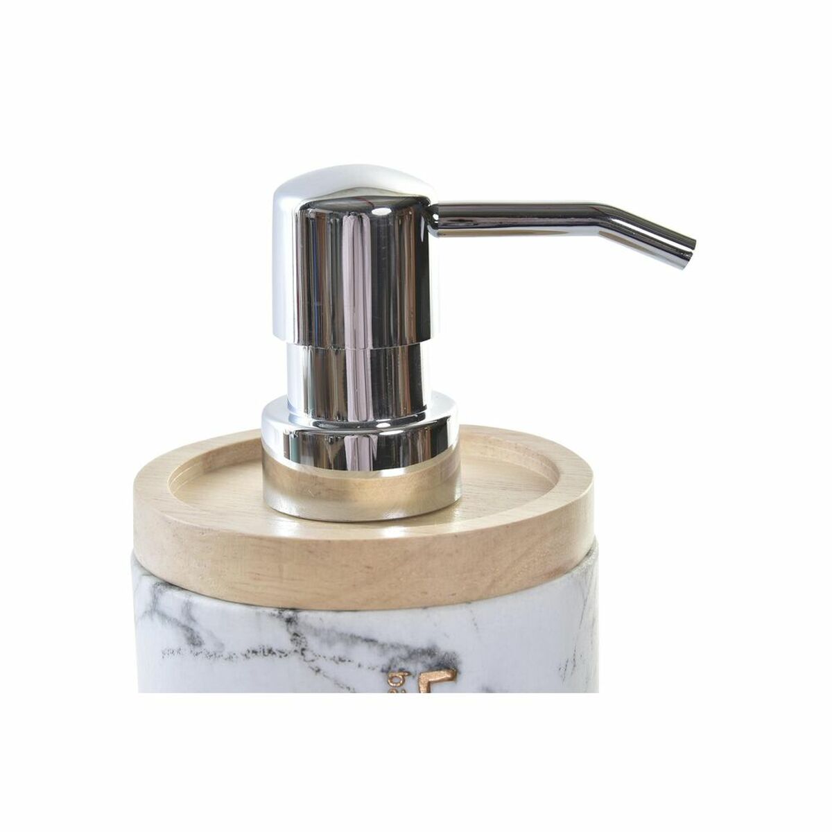 Premuim soap dispenser marble white natural resin