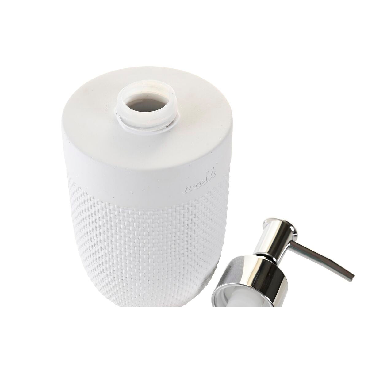 Soap dispenser cement white grip design
