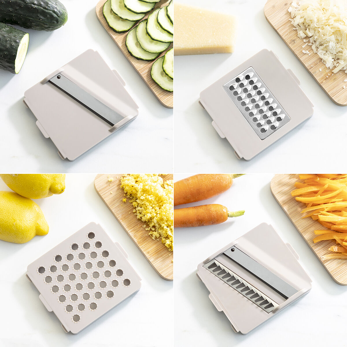 7 in 1 vegetable cutter, grater and mandolin