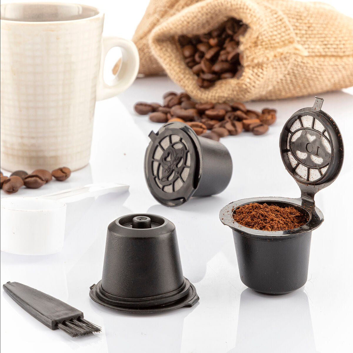 Herbruikbare koffiecapsules (Nespresso) - 3 stuks