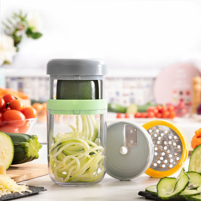Vegetable Spiral Cutter and Grater including recipies